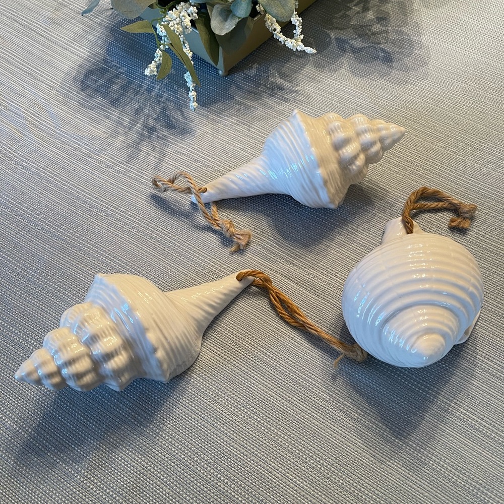 Ceramic seashells
